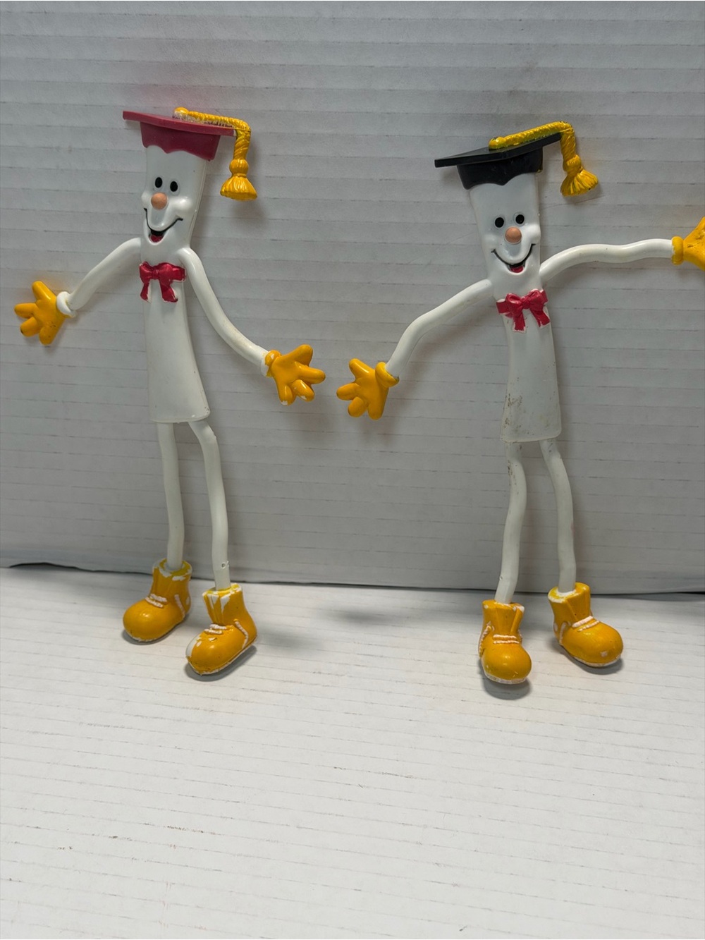 vintage RUSS THE GRADUATE Rubber Bendable Poseable Toys by Russ Berrie 6.5"